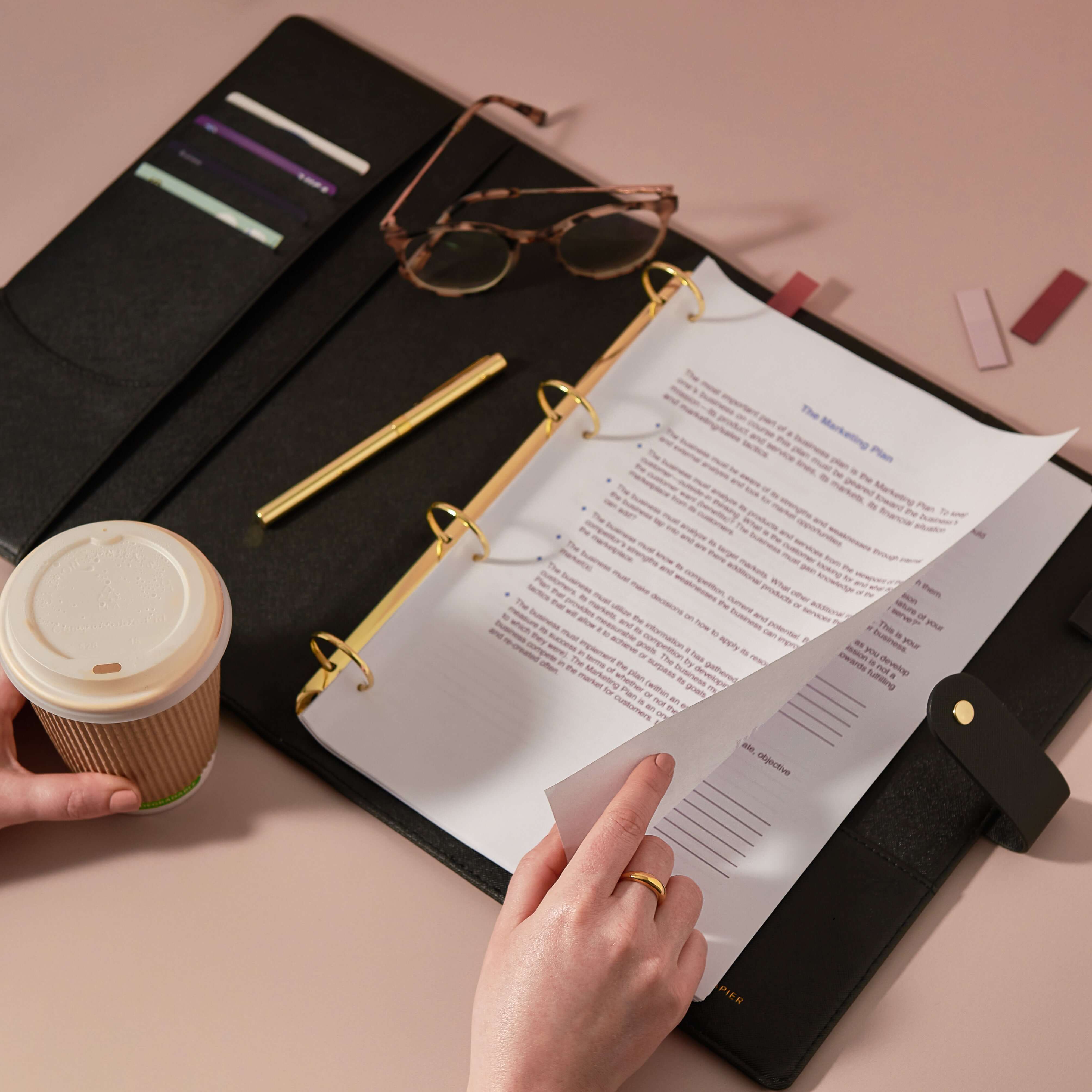 A4 Agenda Ring Binder Organiser (Personalised Outlet) - Image 4